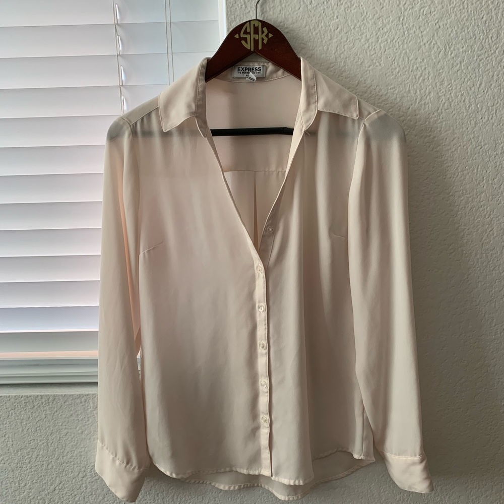 Soft pink Express Blouse